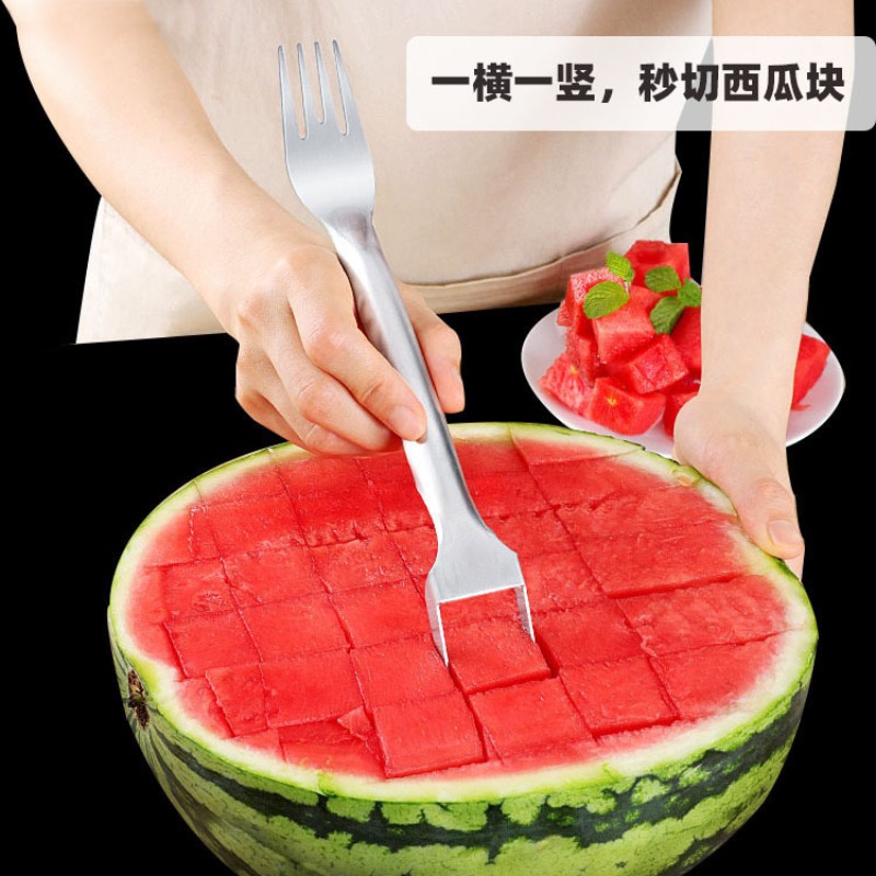 Watermelon Slicer Cutter - Stainless Steel Watermelon Cutter, Fancy Cutting