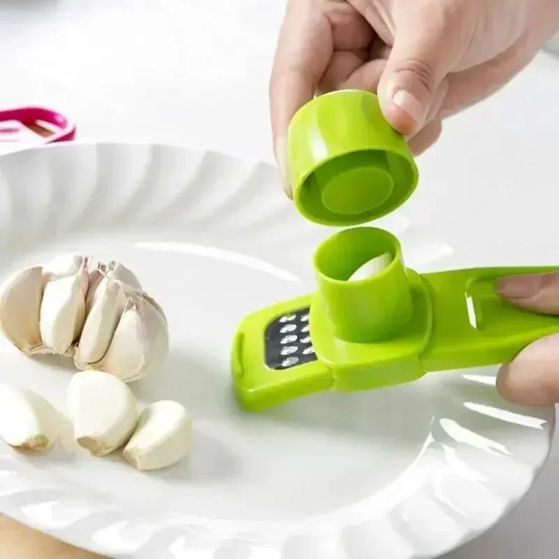 Manual Garlic Press - 1PCS Mini Garlic Grinder Creative Garlic