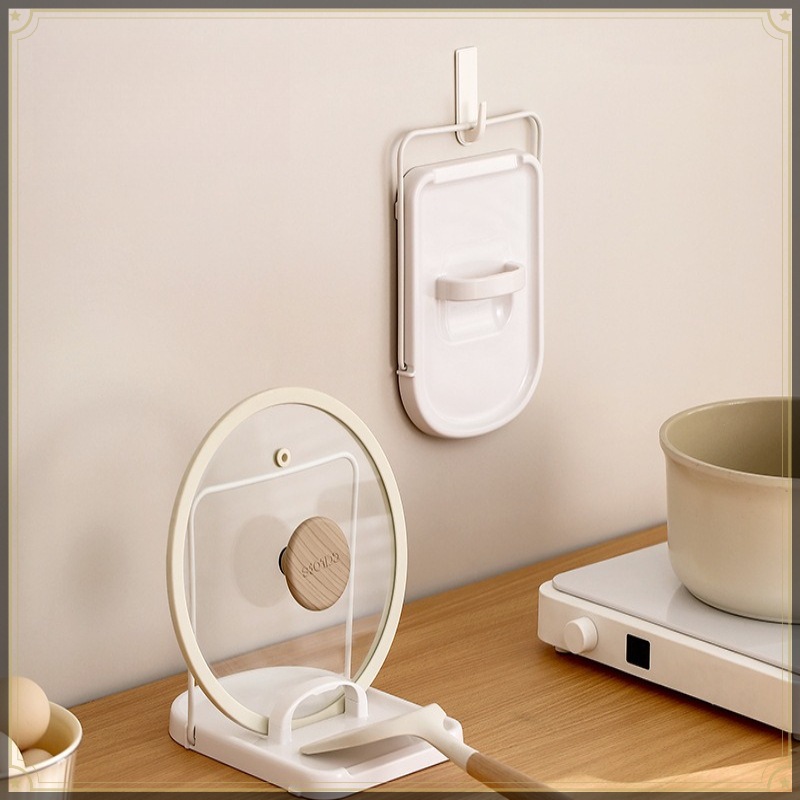 Kitchen Gadgets Under 100 - Countertop Pot Lid Holder ABS Foldable