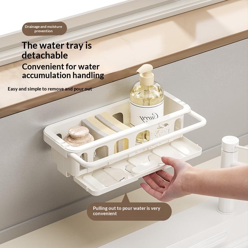 Kitchen Gadgets Rack Storage - Kitchen Sink Organizer Large Capacity Drain