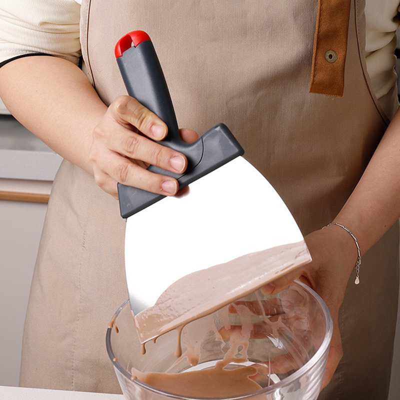 Kitchen Gadgets Under 100 - Stainless Steel Dough Scraper Coating Spatula