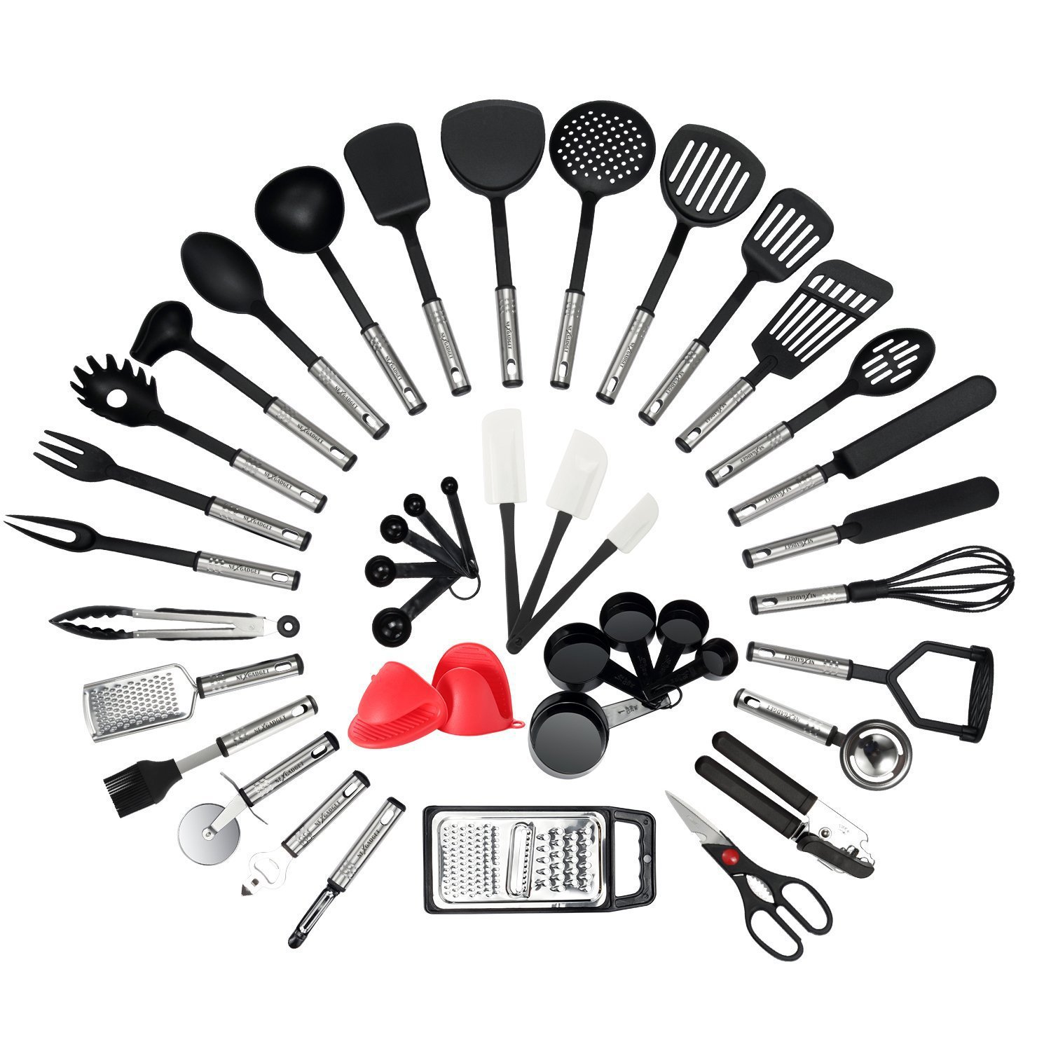 Kitchen Gadgets Set - Hot Sale 42pcs Non Stick Heat