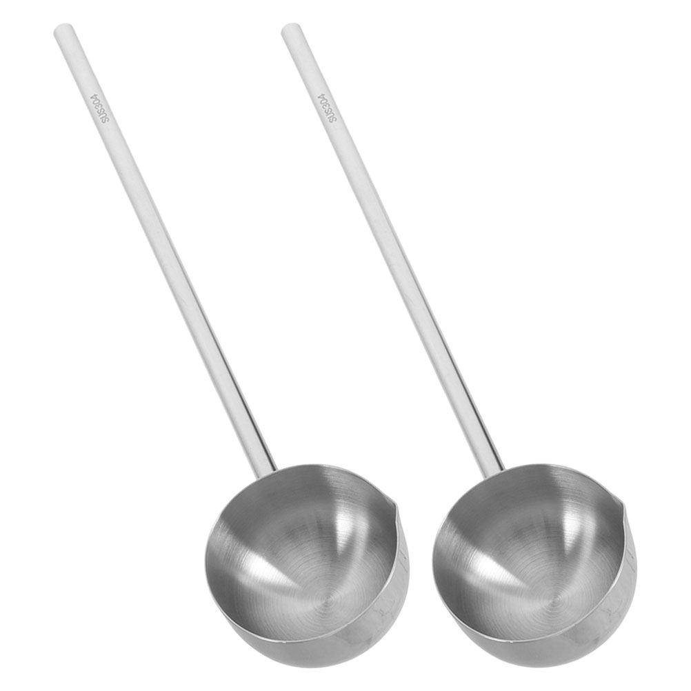 Kitchen Gadgets For Small Kitchens - 2Pcs Stainless Steel Ladle Mini Size