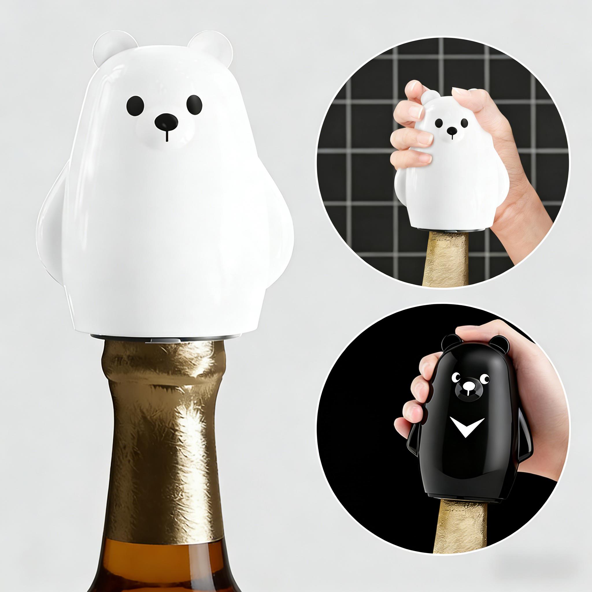 Kitchen Gadgets Gift Ideas - Cute Black & White Bear Bottle