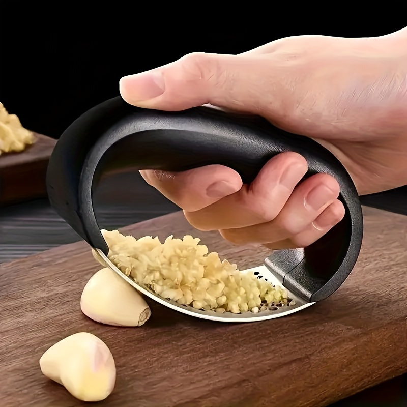 Manual Garlic Press - 1 Stainless Steel Garlic Press Manual