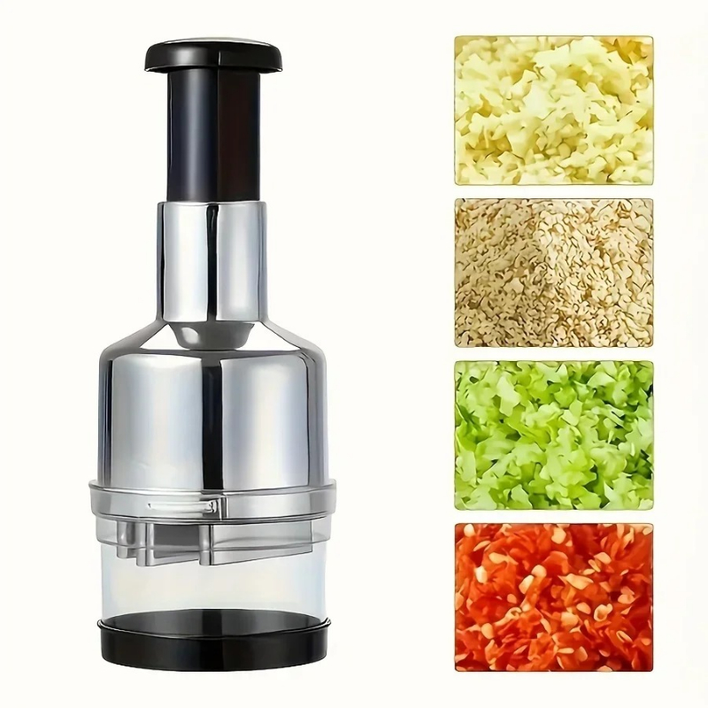 Stainless Steel Garlic Presser - Manual Garlic Press 评论和价格