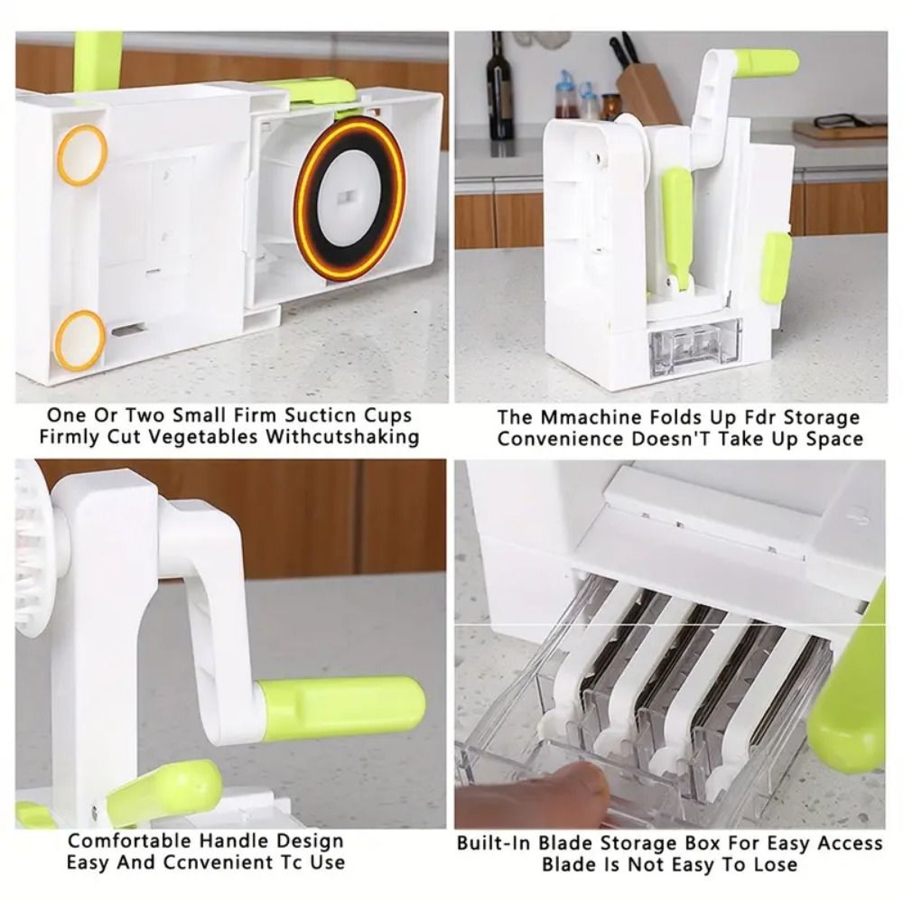 4 Blades Vegetable Spiralizer  - Spiralizer Vegetable Noodle 评论和价格