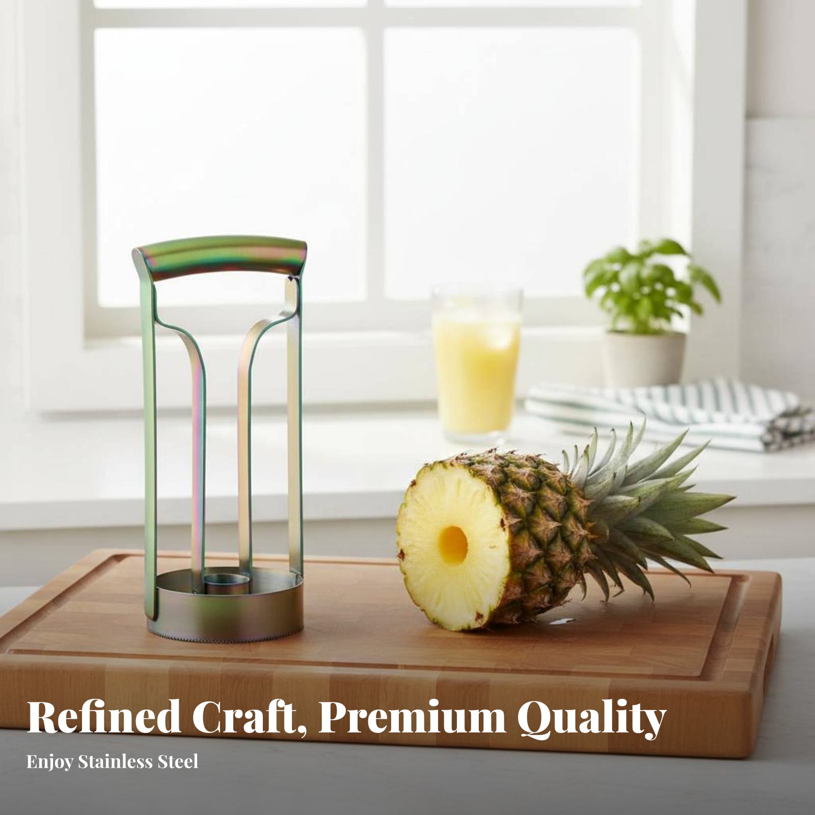 Stainless Steel Pineapple Cutt - Kitchen Gadgets And Tools 评论和价格