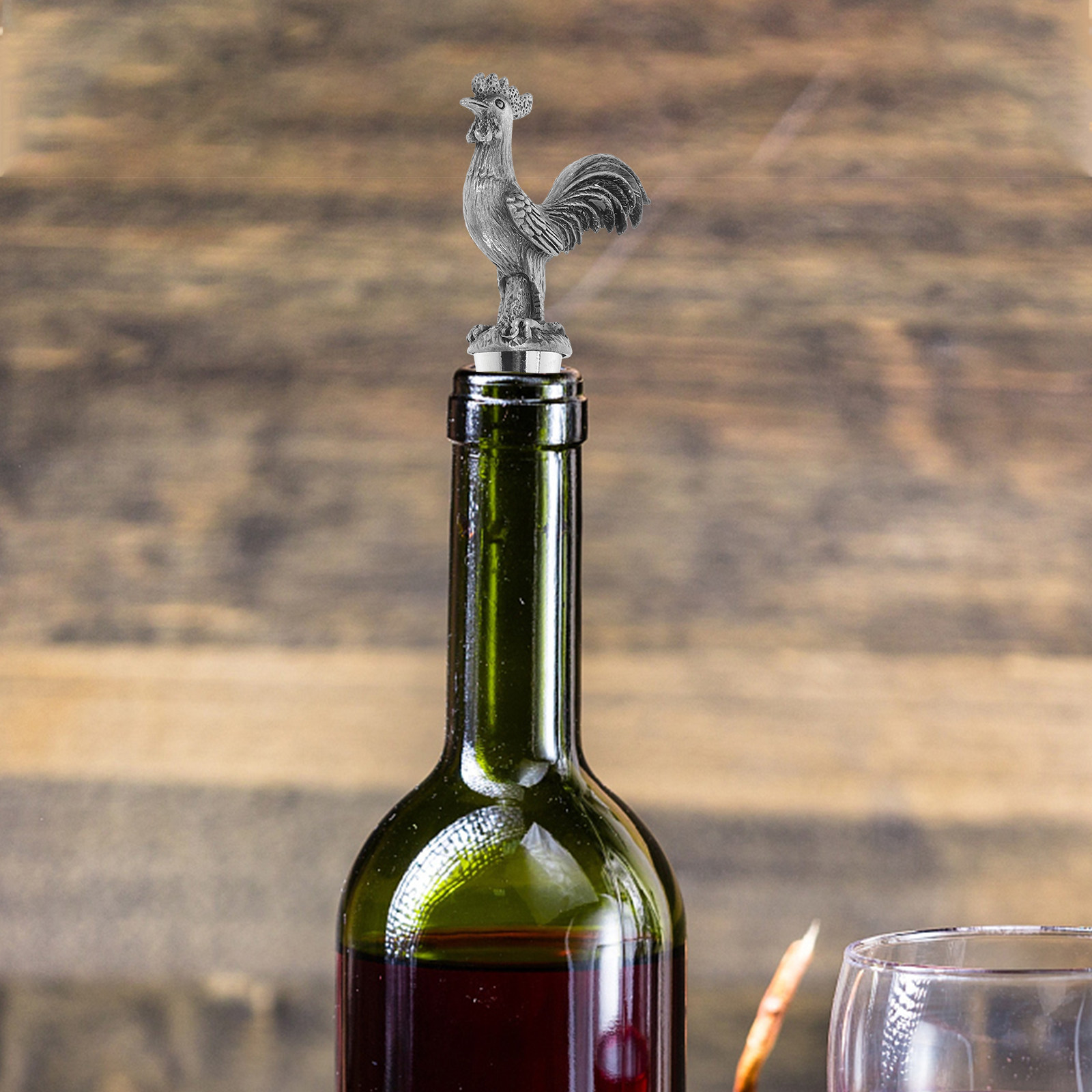 Metal Chicken Wine Saver Uniqu - Kitchen Gadgets Gift Ideas 评论和价格
