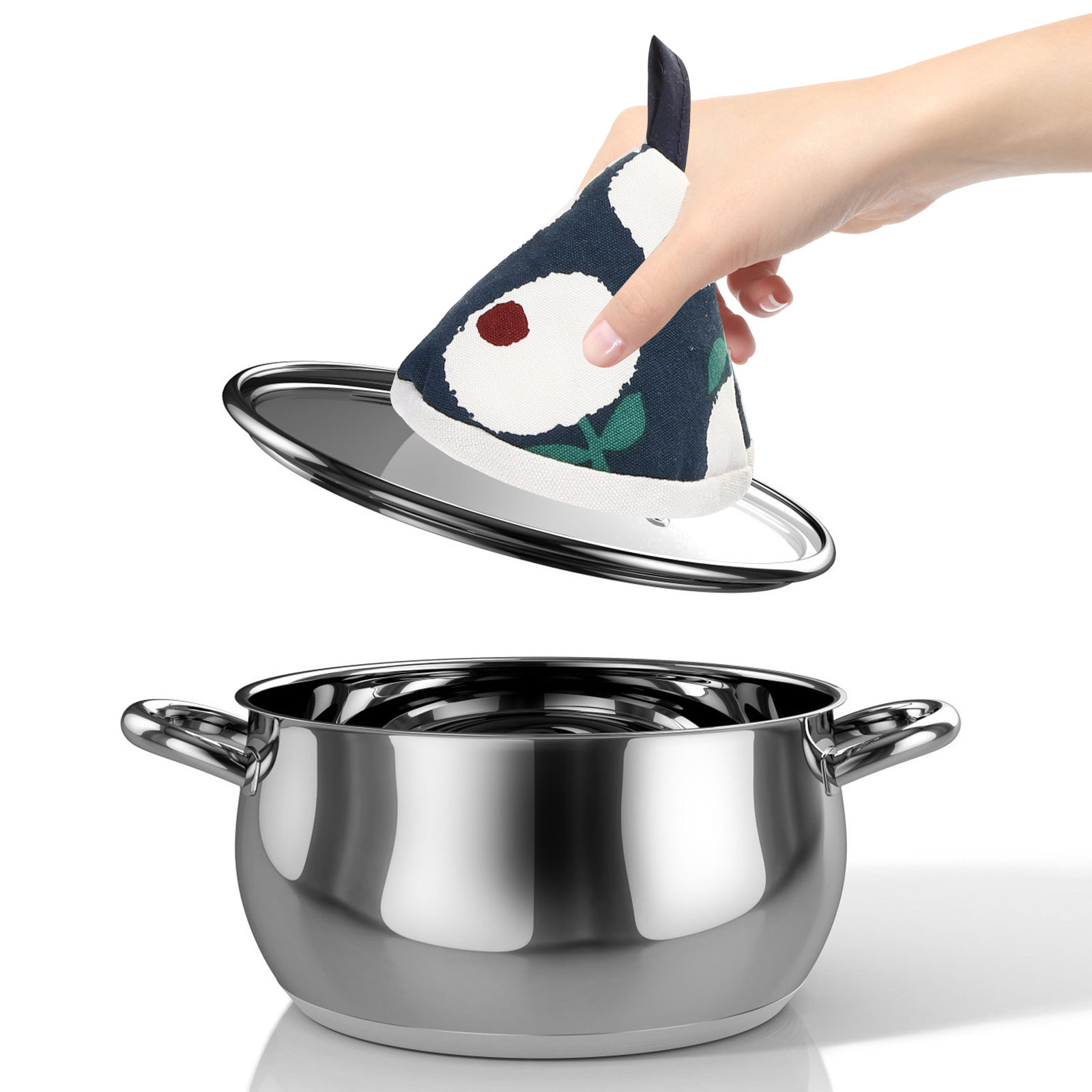 4Pcs Triangular Pot Lid Knob C - Kitchen Gadgets Gift Ideas 评论和价格