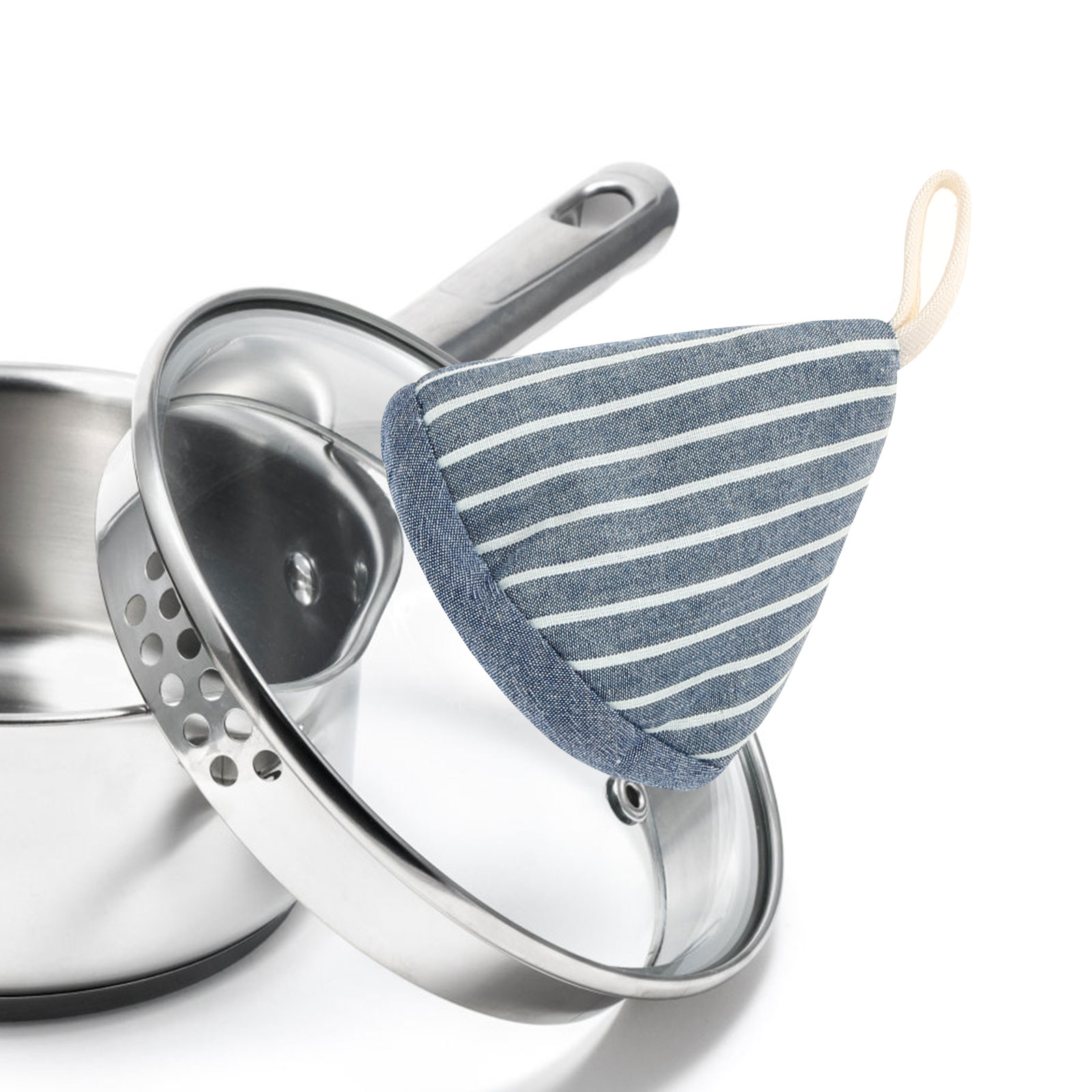 4Pcs Triangular Pot Lid Knob C - Kitchen Gadgets Gift Ideas 评论和价格