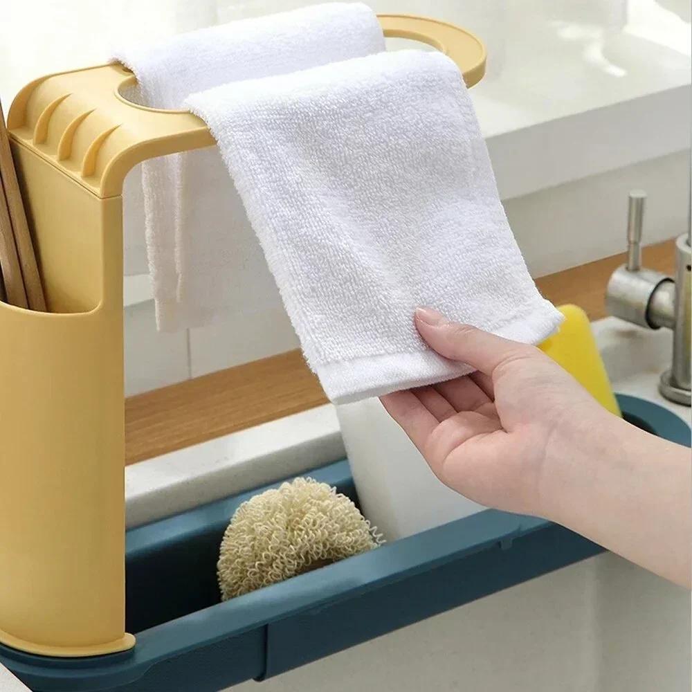 Telescopic Sink Storage Rack M - Kitchen Gadgets Rack Storage 评论和价格