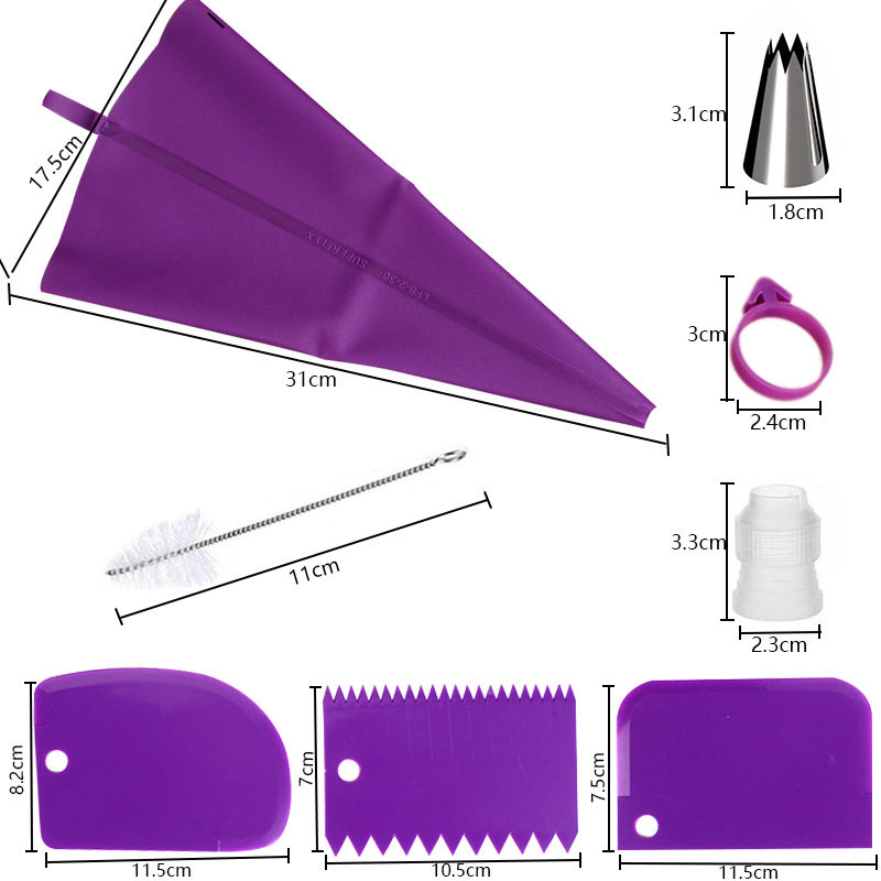 Stainless Steel Cake Decoratin - Kitchen Gadgets Set 评论和价格