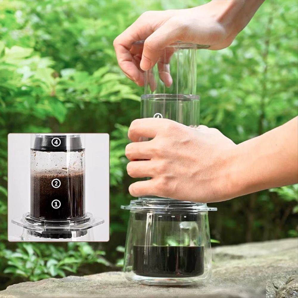 Portable Coffee Kettle French  - French Press Coffee Maker 评论和价格