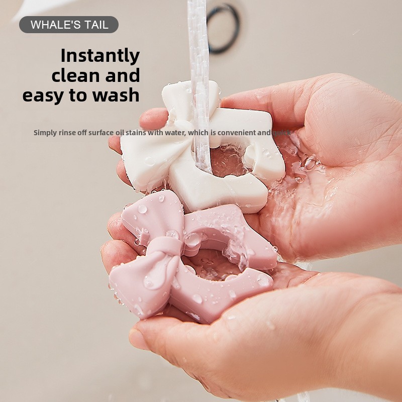 Bowknot Silicone Kitchen Utens - Kitchen Gadgets Rack Storage 评论和价格