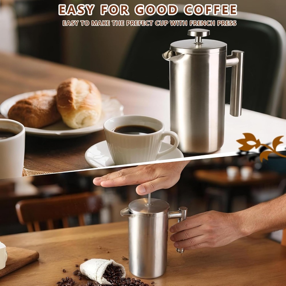French Press Coffee Maker, 304 - French Press Coffee Maker 评论和价格