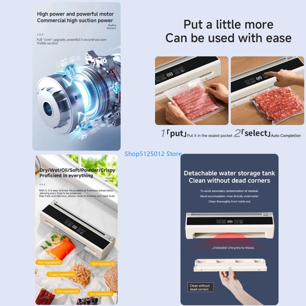 G8TC Double Use Vacuum Sealer  - Kitchen Gadgets For Small Kitchens 评论和价格