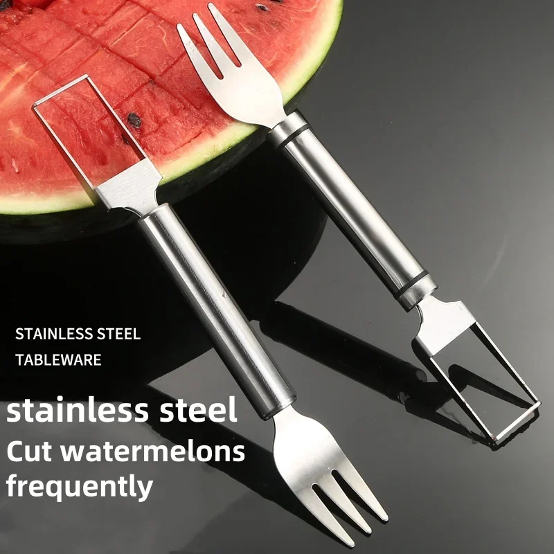 2 In 1 Stainless Steel Waterme - Watermelon Slicer Cutter 评论和价格