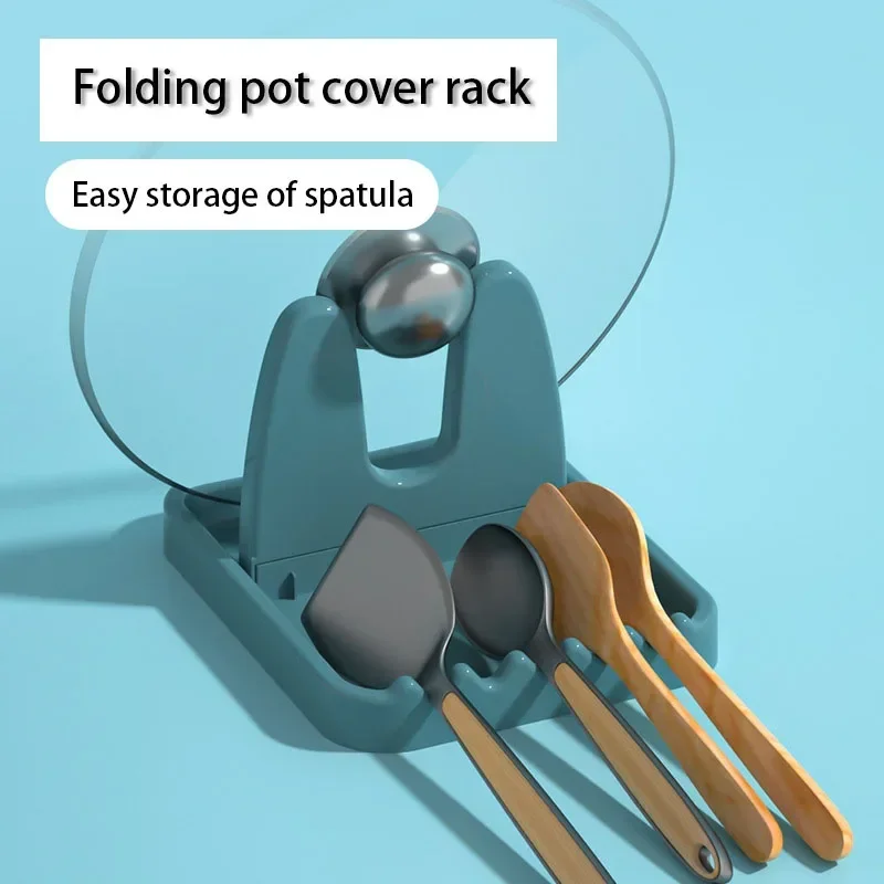 1pc Foldable Pot Lid Rack  Sta - Kitchen Gadgets Under 100 评论和价格