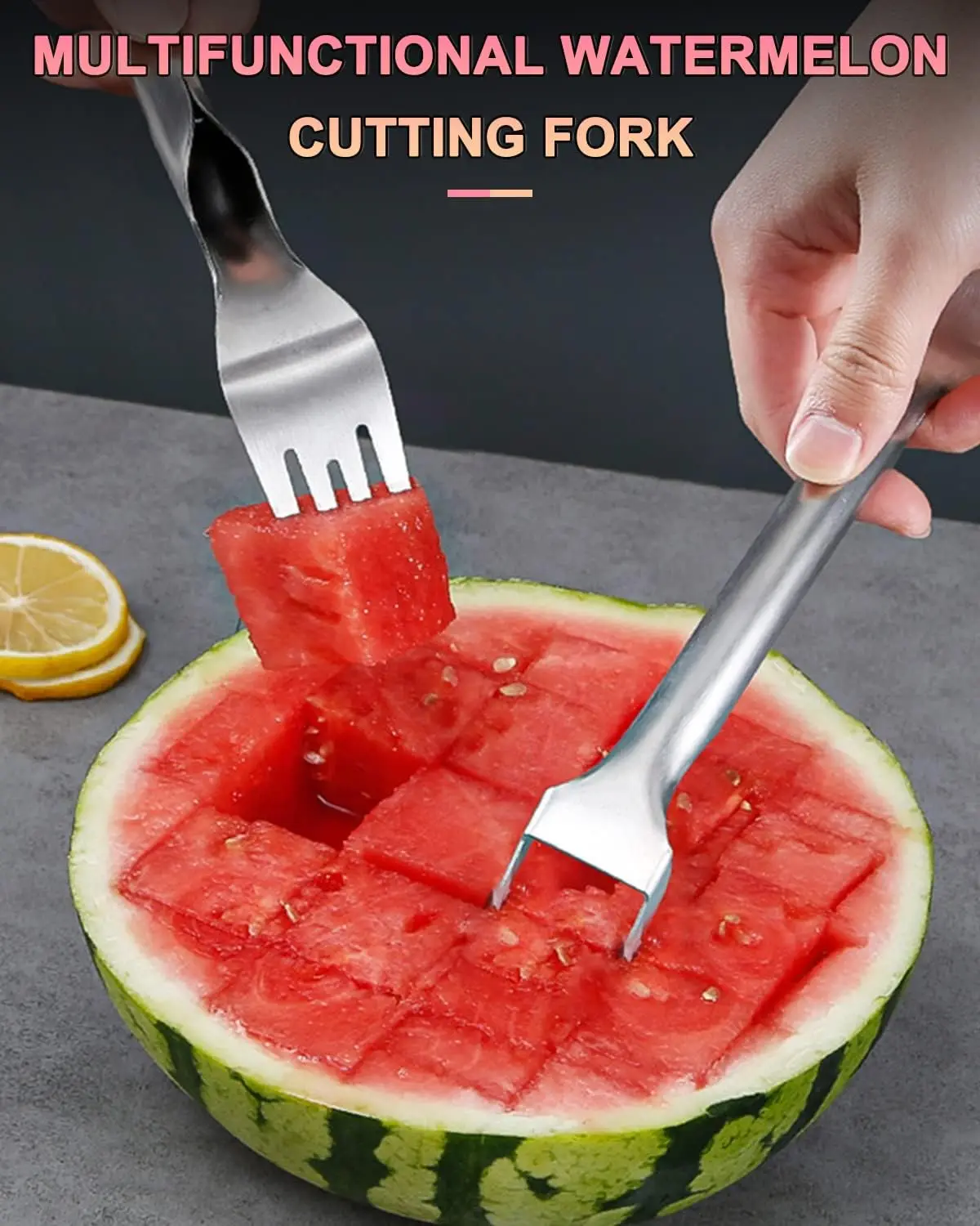 Watermelon fork slicer, stainl - Watermelon Slicer Cutter 评论和价格