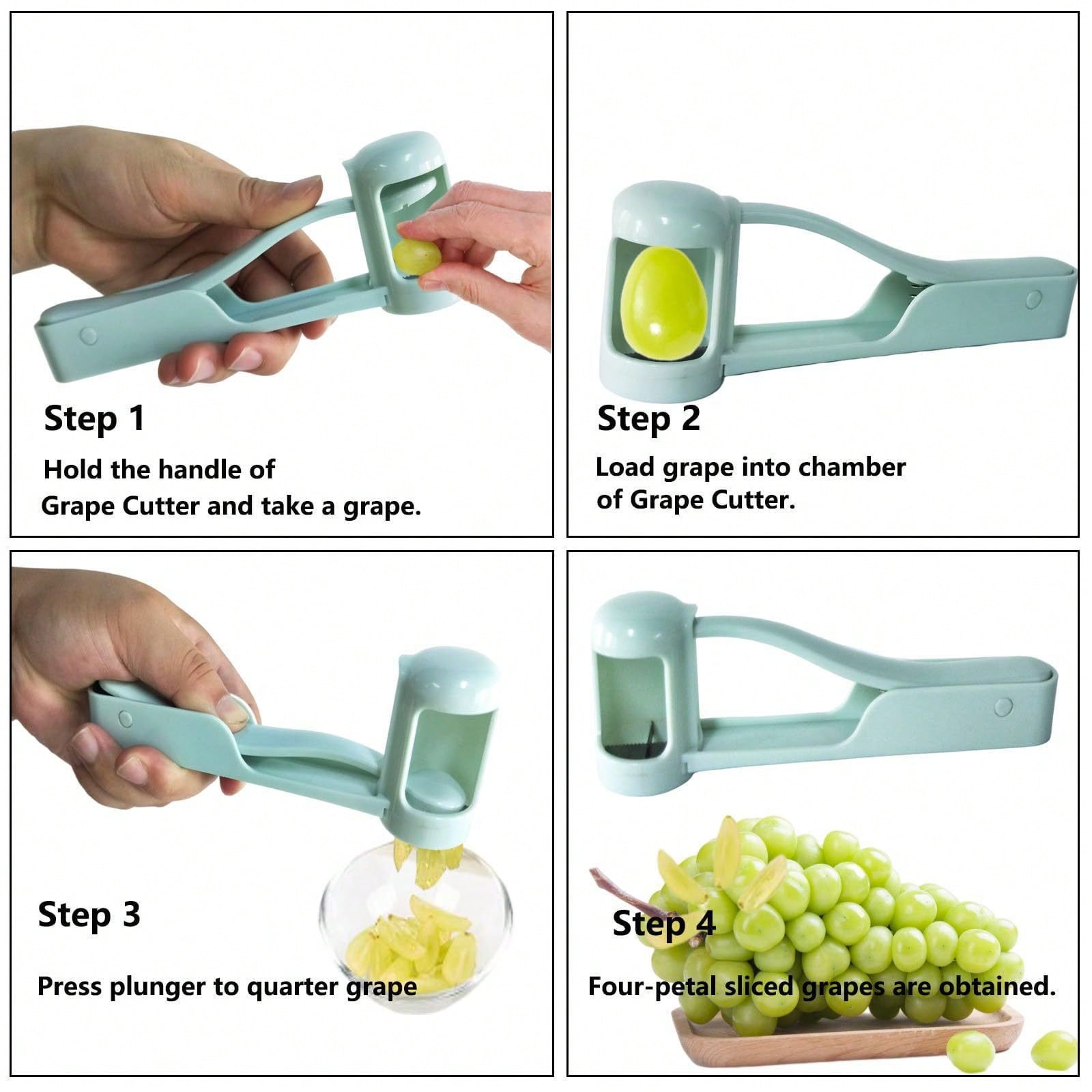 1pc Tomato Slicer Cutter Grape - Kitchen Gadgets For Small Kitchens 评论和价格