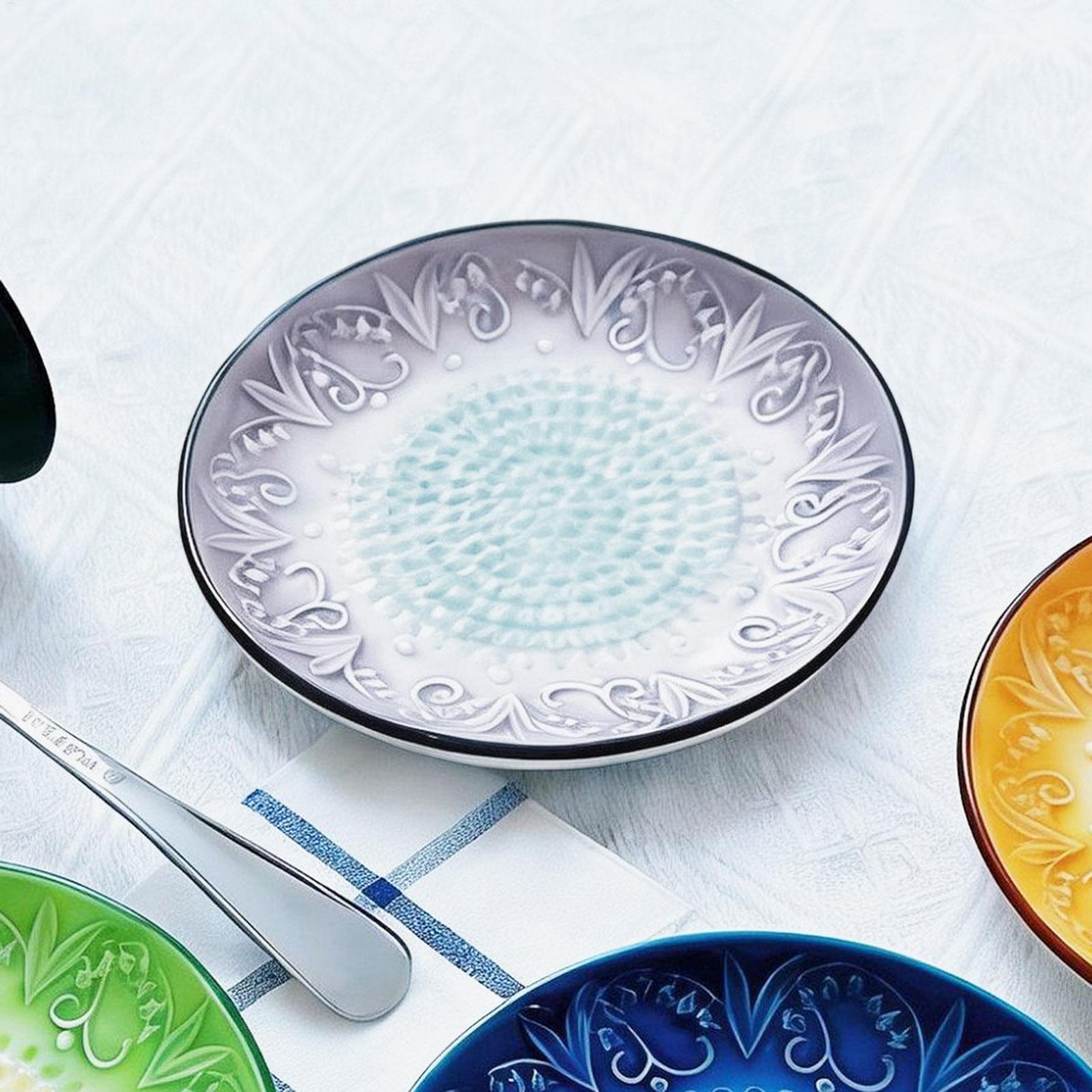 Garlic Grater Plate Ceramic Ha - Kitchen Gadgets For Small Kitchens 评论和价格