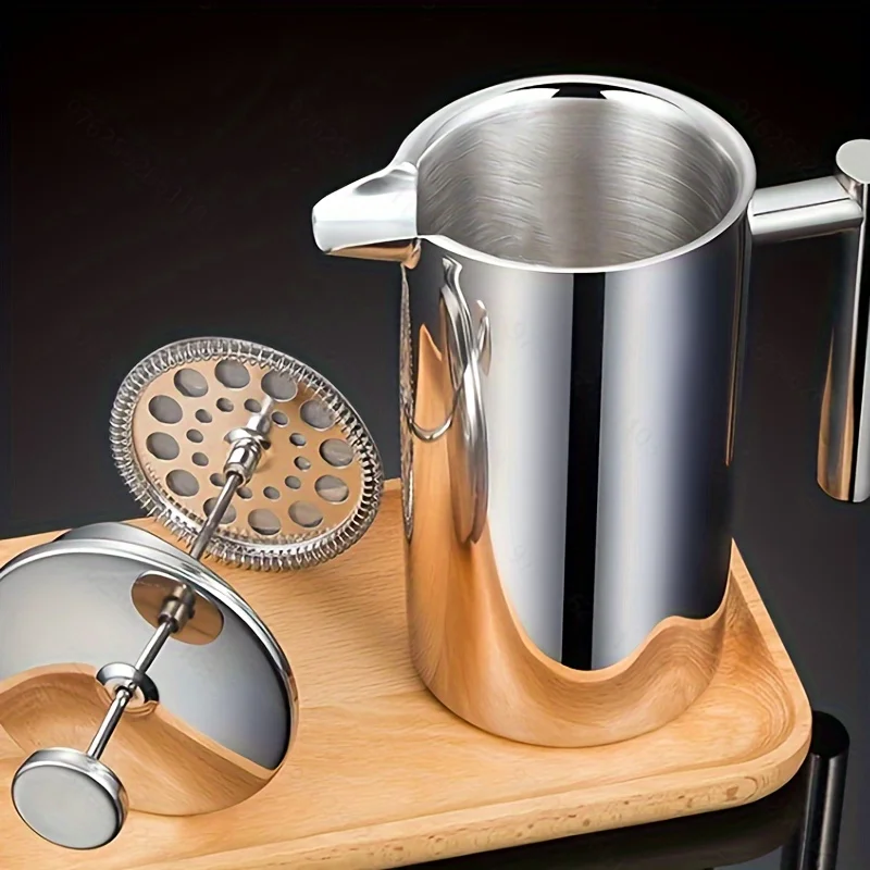 Elegant 350ml Stainless Steel  - French Press Coffee Maker 评论和价格