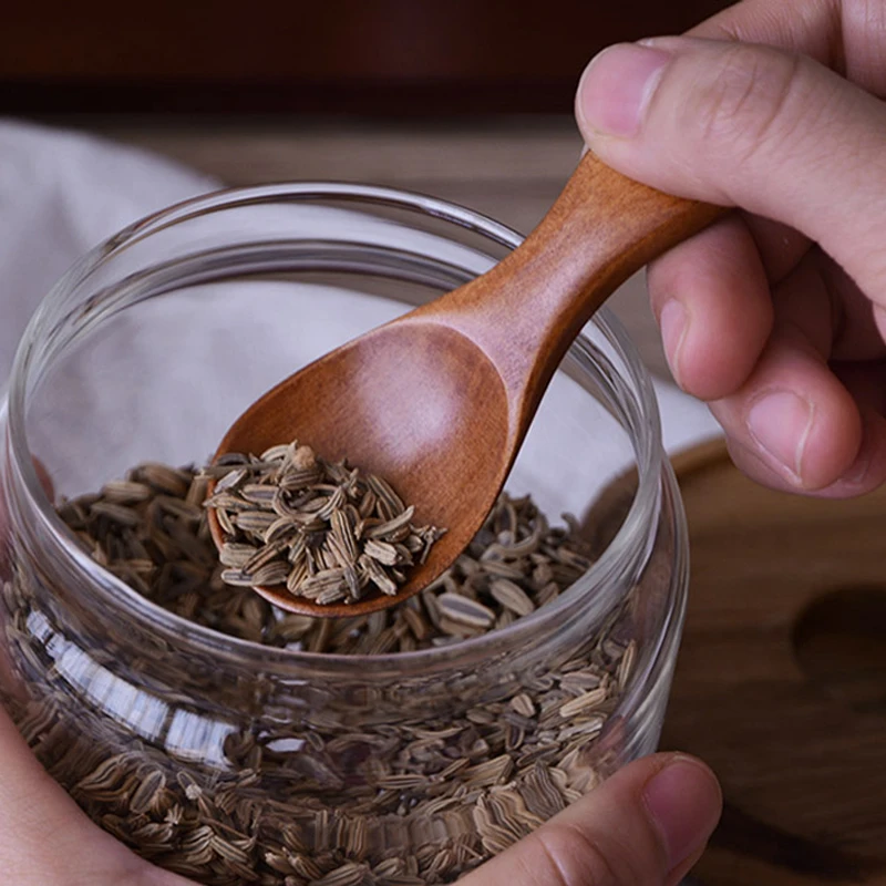 4Pcs Mini Wooden Spoons Small  - Kitchen Gadgets For Small Kitchens 评论和价格