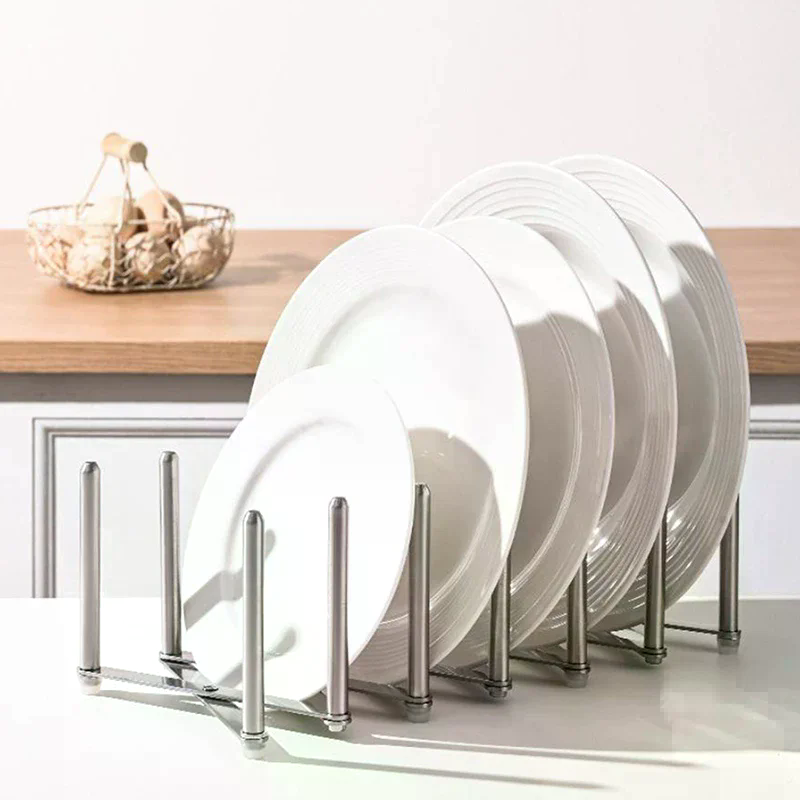 Pot Lid Rack Pan Lid Organizer - Kitchen Gadgets Rack Storage 评论和价格