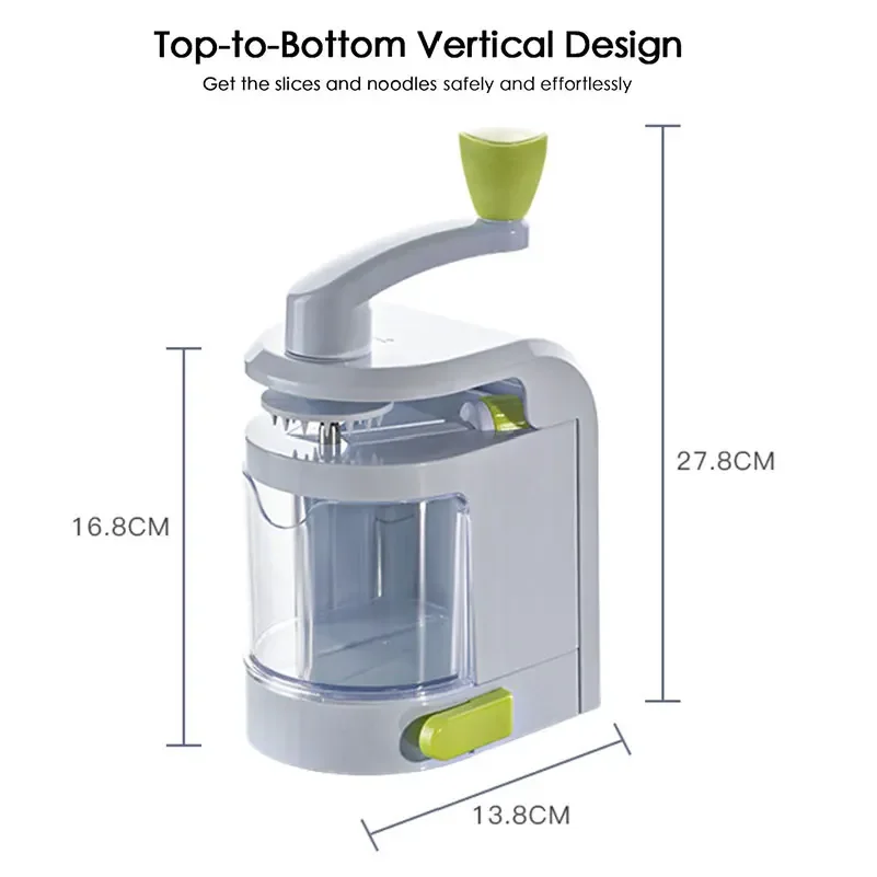 Vegetable Spiralizer 4-IN-1 Ro - Spiralizer Vegetable Noodle 评论和价格
