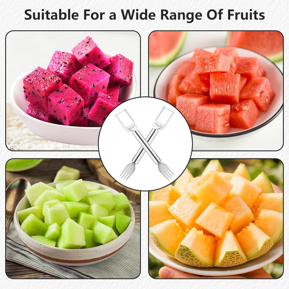 2-In-1 Stainless Steel Fruit C - Watermelon Slicer Cutter 评论和价格