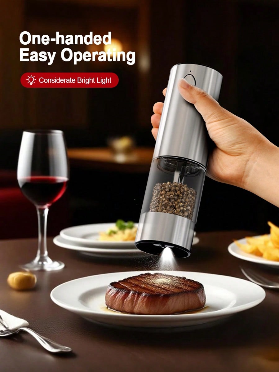 2-Piece Electric Salt Pepper G - Kitchen Gadgets Gift Ideas 评论和价格