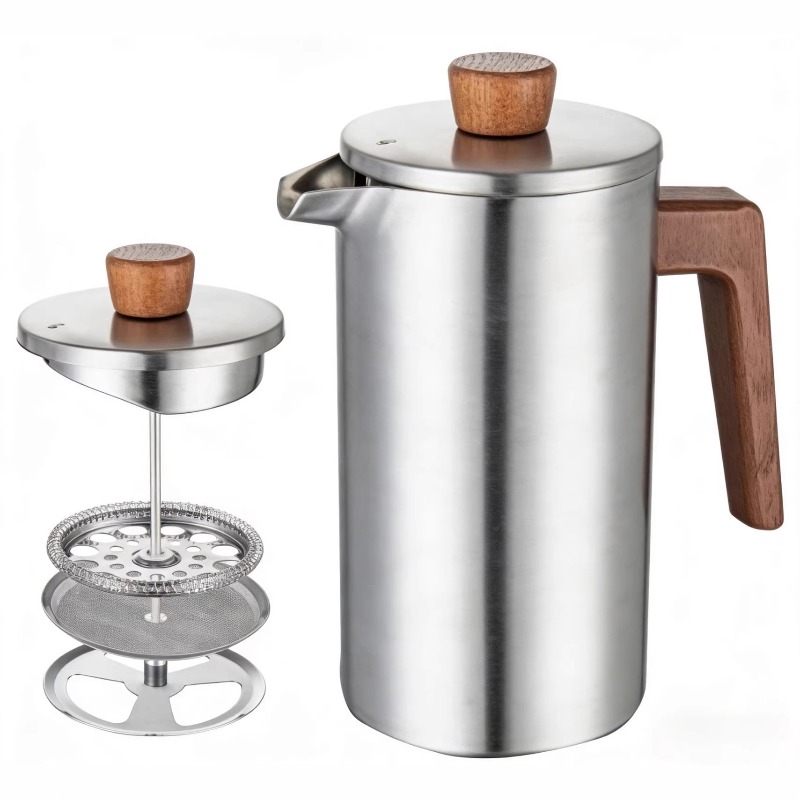 JUSTINLAU 1000ml Stainless Ste - French Press Coffee Maker 评论和价格