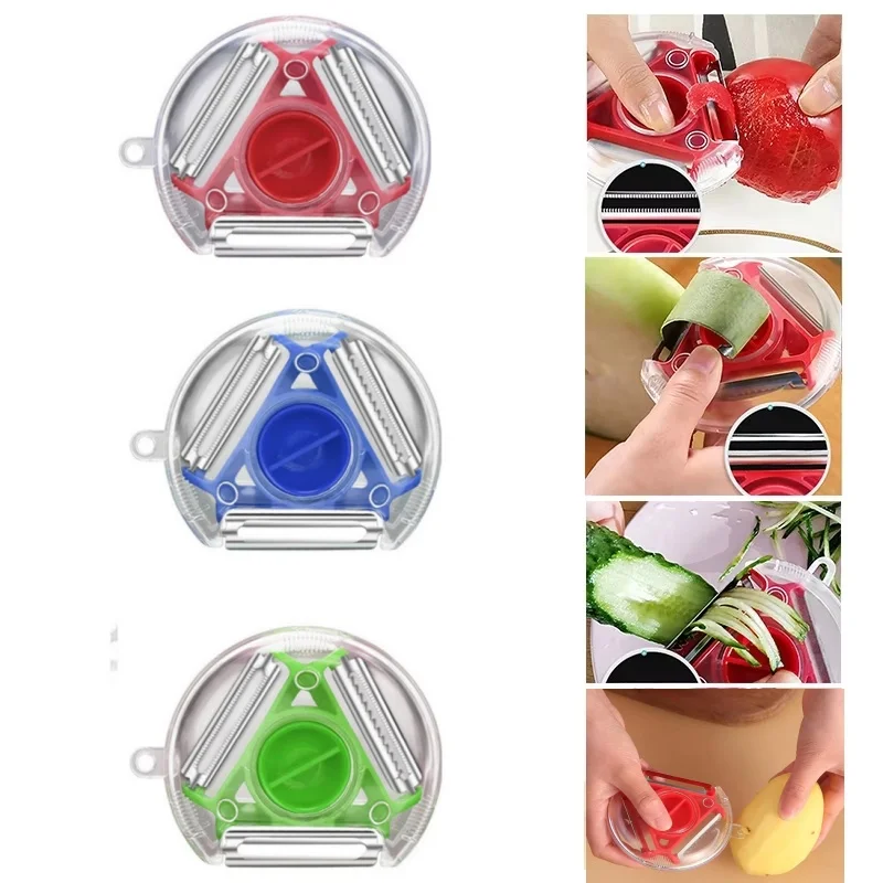 1PC Trio Peeler Set Vegetable  - Kitchen Gadgets Set 评论和价格