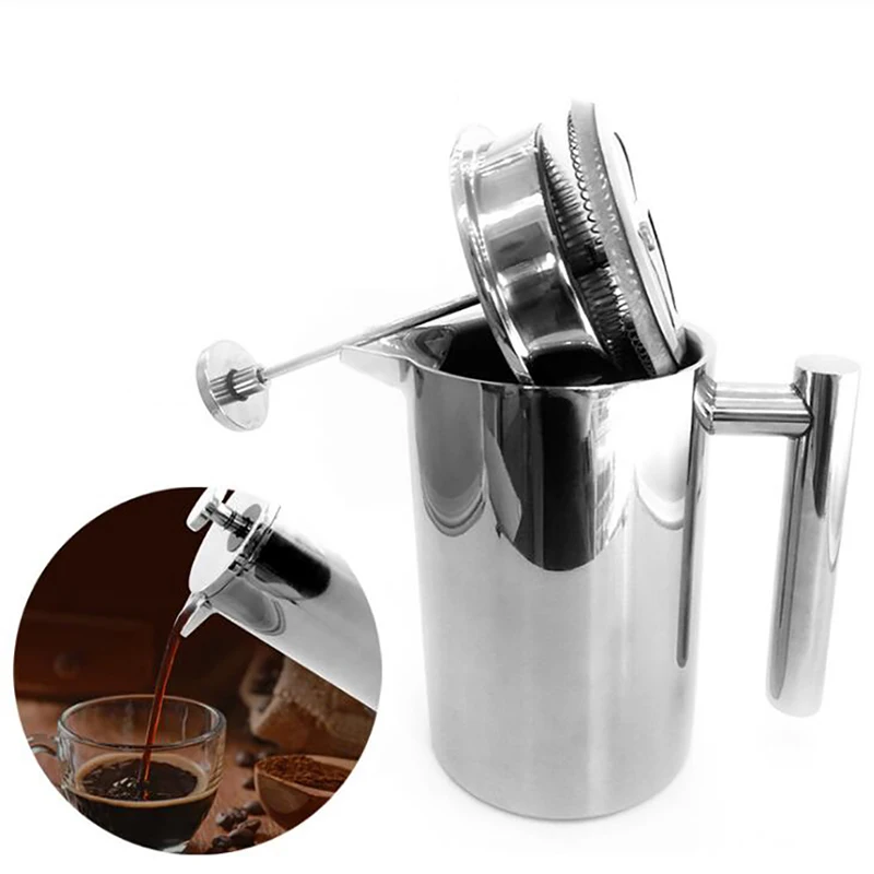 Double Walled Insulated Coffee - French Press Coffee Maker 评论和价格