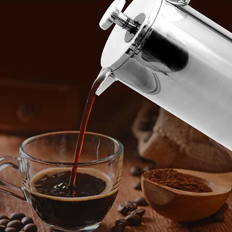 Double Walled Insulated Coffee - French Press Coffee Maker 评论和价格