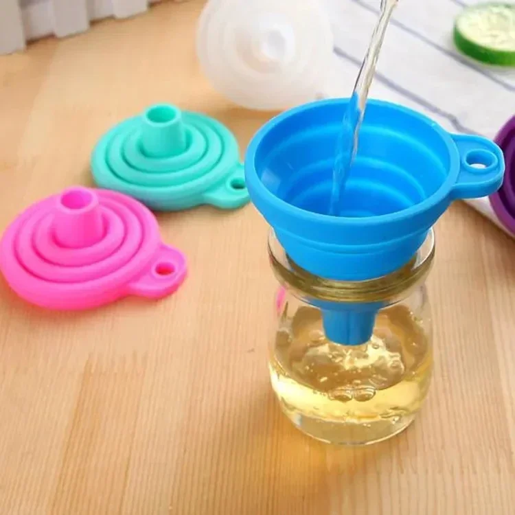 1/4PCS Silicone Collapsible Fu - Kitchen Gadgets For Small Kitchens 评论和价格