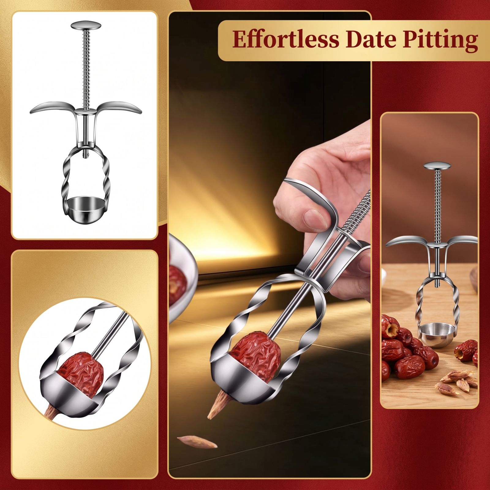 Stainless Steel Red Date Pitte - Kitchen Gadgets And Tools 评论和价格