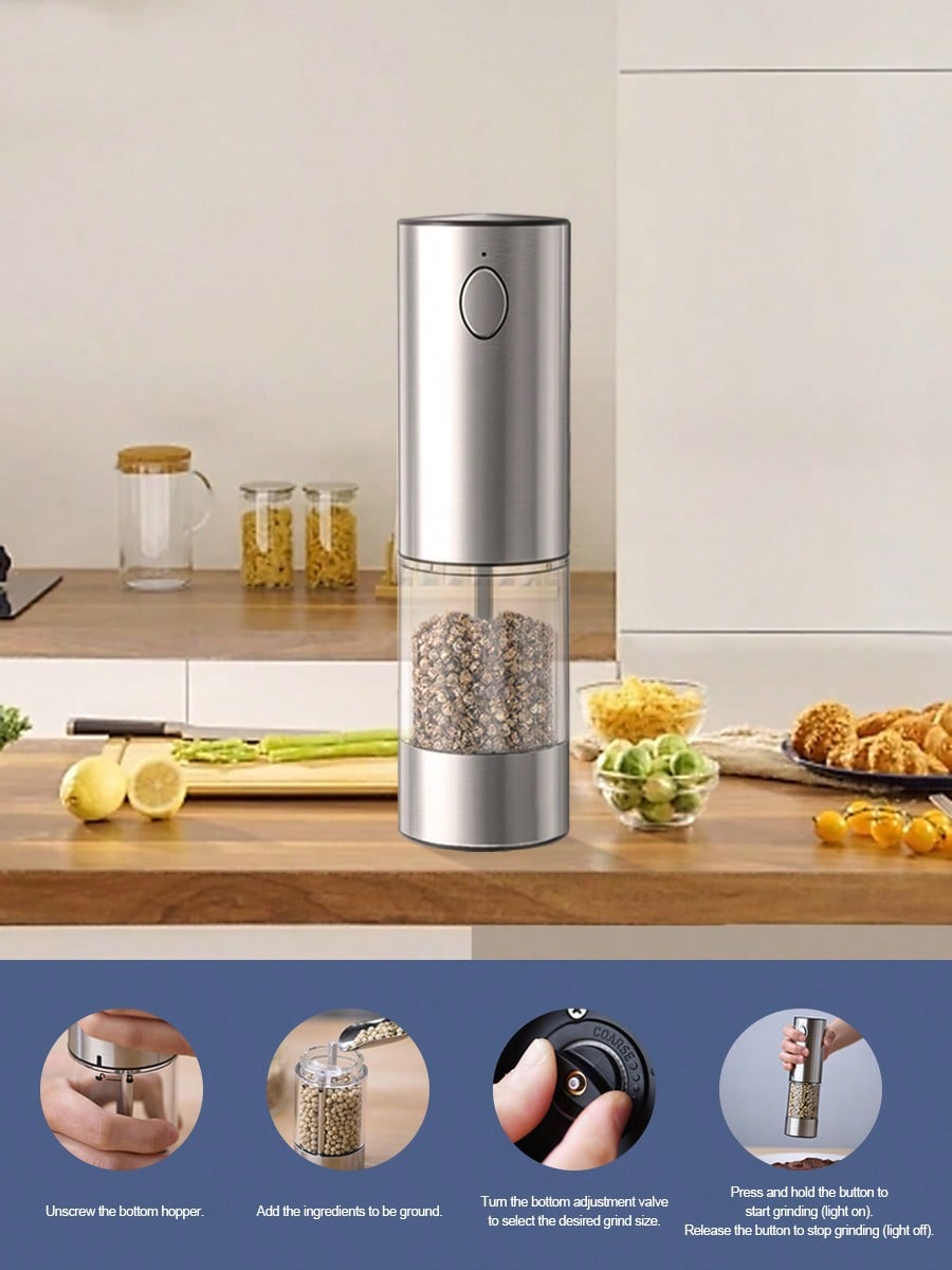 2-Piece Electric Salt Pepper G - Kitchen Gadgets Gift Ideas 评论和价格