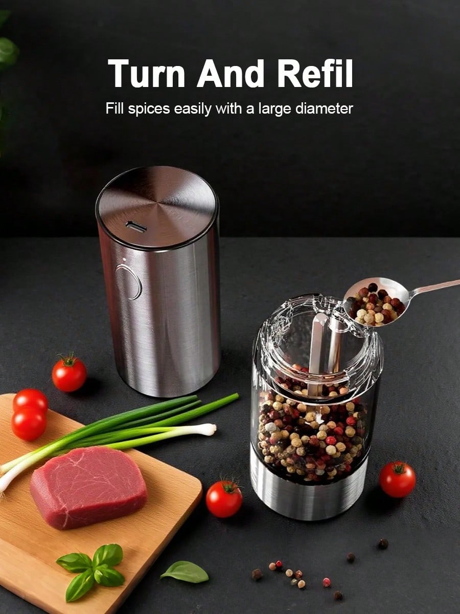 2-Piece Electric Salt Pepper G - Kitchen Gadgets Gift Ideas 评论和价格
