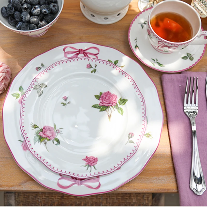 French Rose Cutlery Bone China - Kitchen Gadgets Set 评论和价格