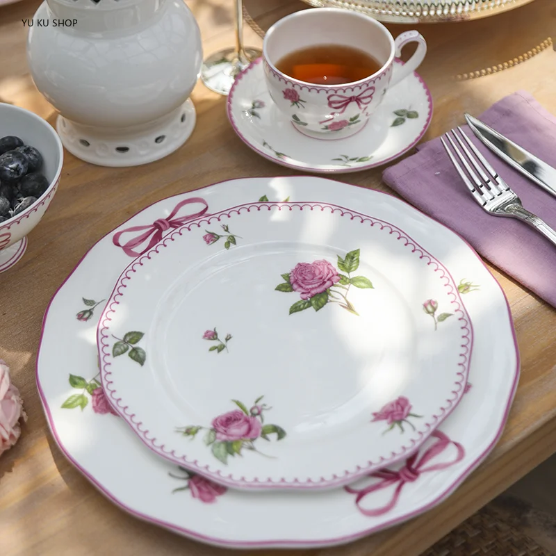 French Rose Cutlery Bone China - Kitchen Gadgets Set 评论和价格