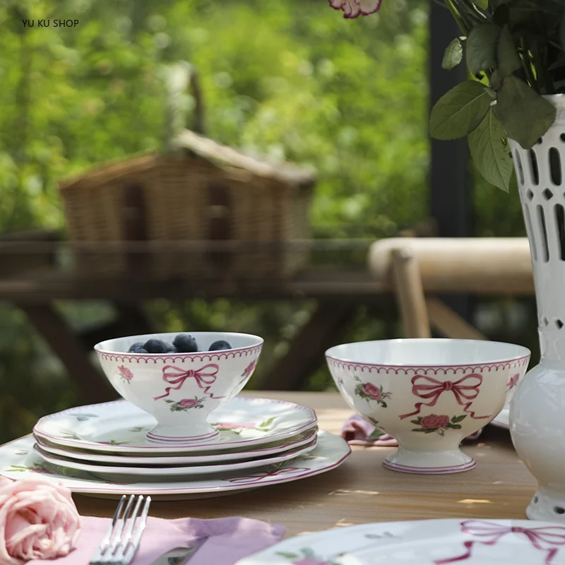 French Rose Cutlery Bone China - Kitchen Gadgets Set 评论和价格
