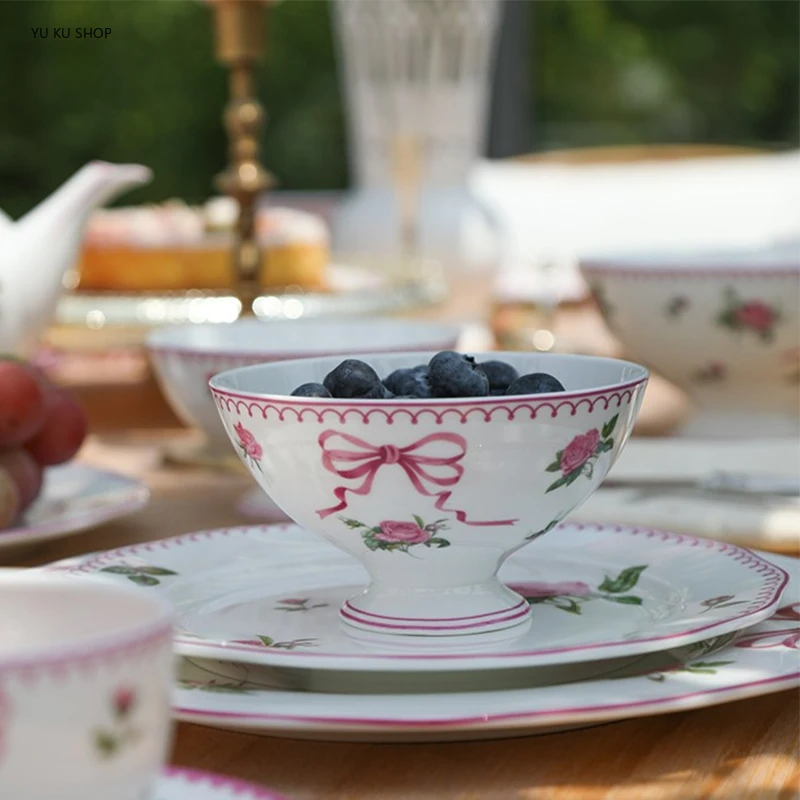 French Rose Cutlery Bone China - Kitchen Gadgets Set 评论和价格