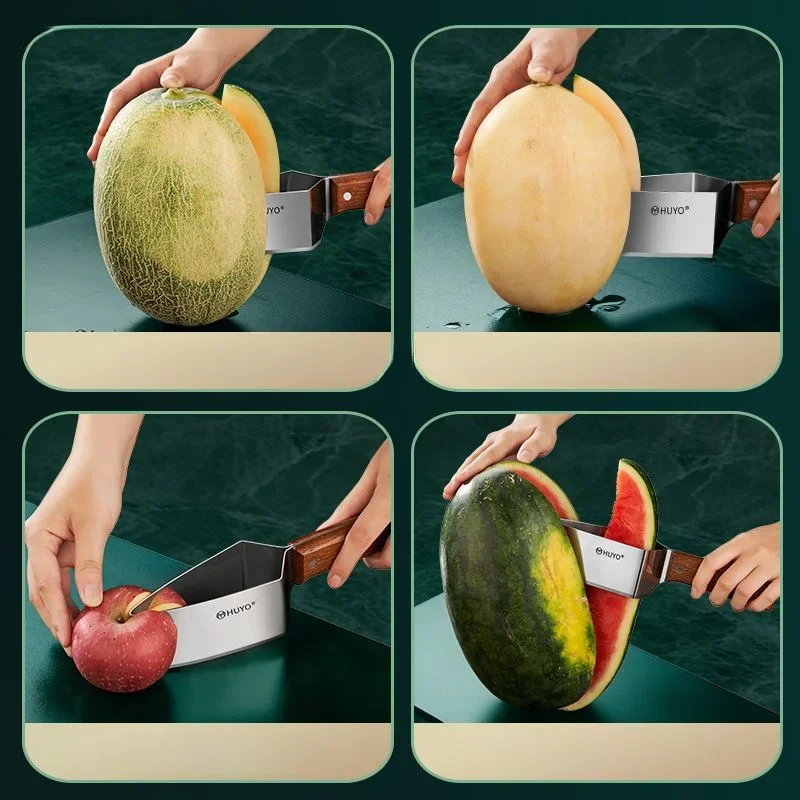 Thickening Stainless Steel Tri - Watermelon Slicer Cutter 评论和价格