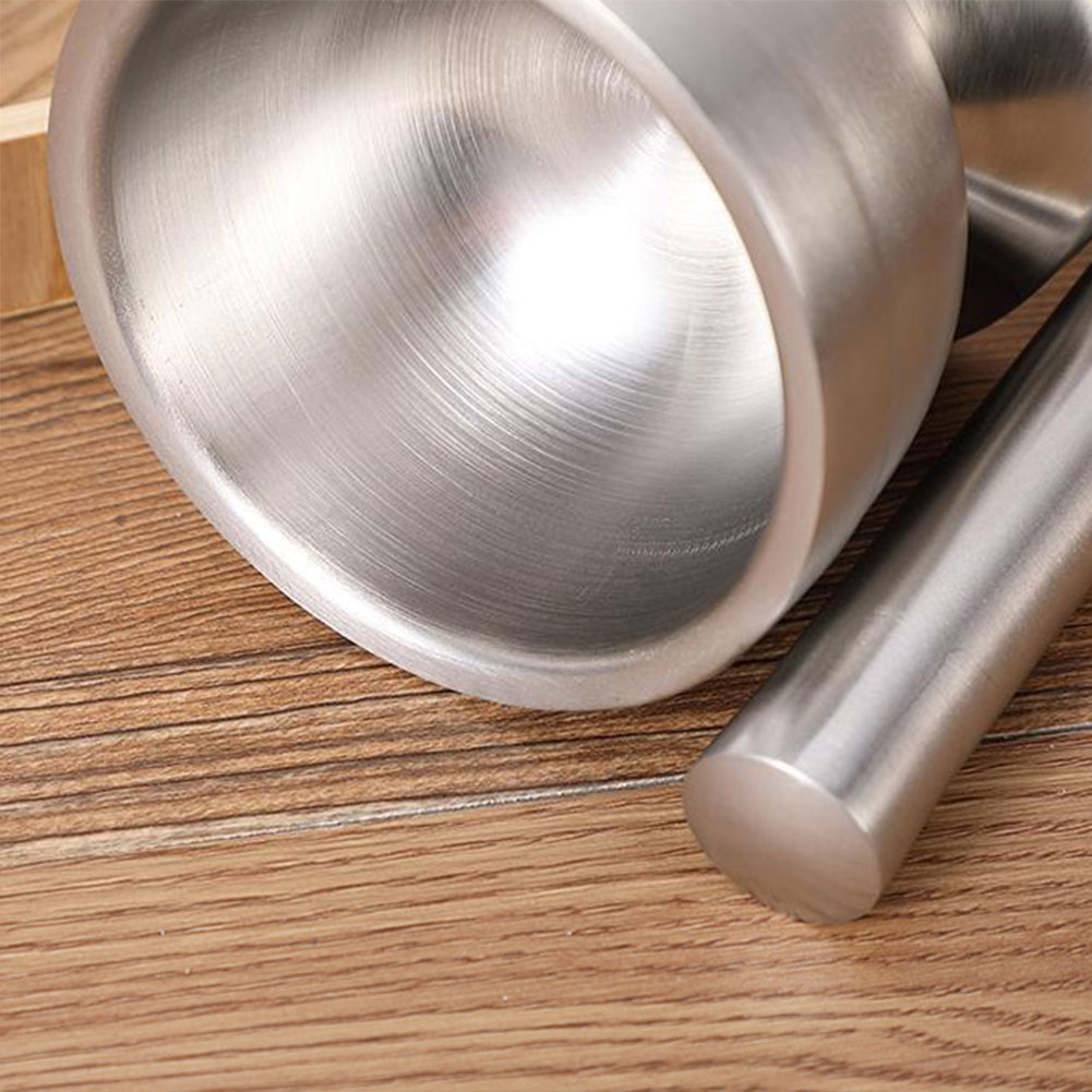 Mortar Pestle Set,Stainless St - Manual Garlic Press 评论和价格